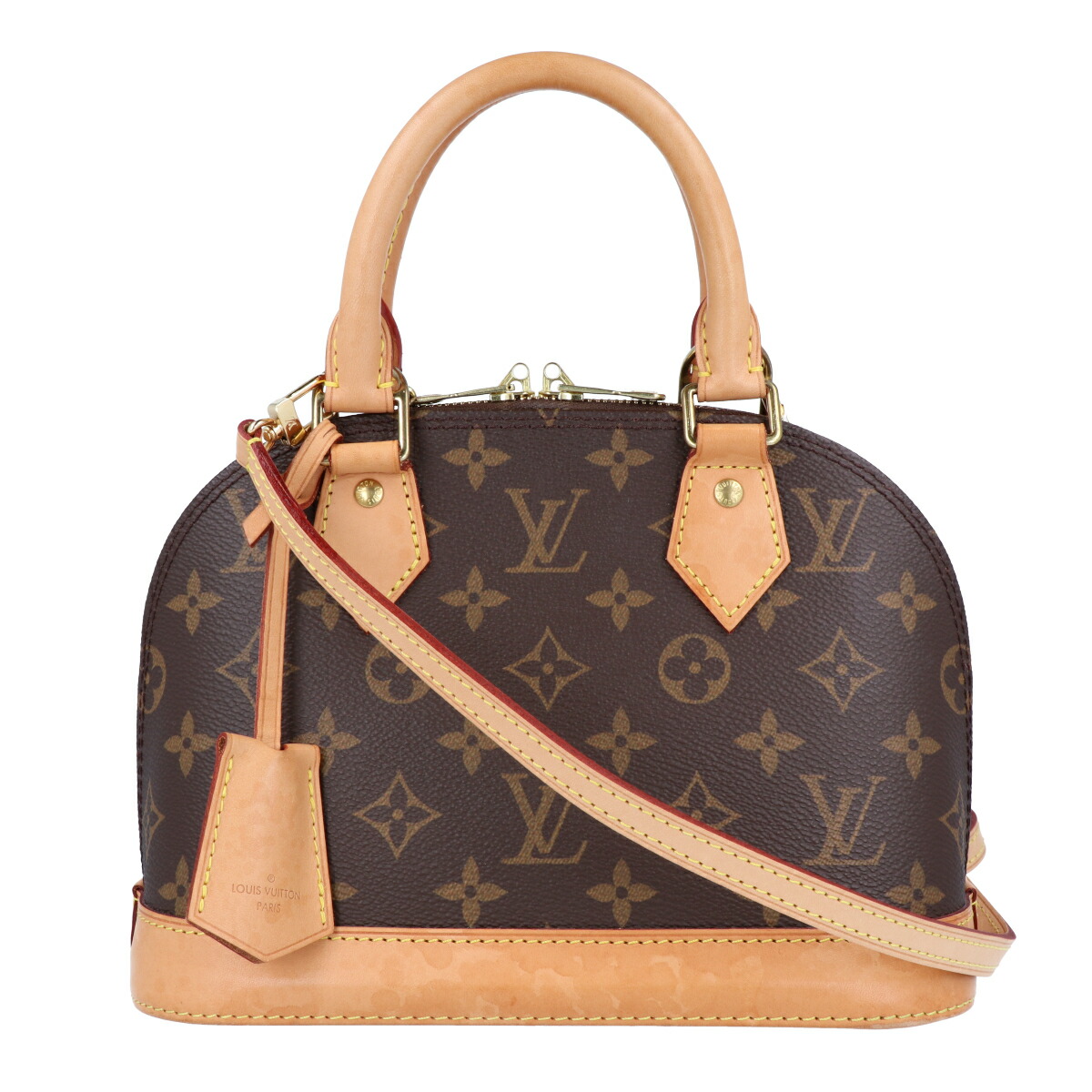 【Louis Vuitton】ルイ・ヴィトン アルマBB M53152 モノグラム 赤銅色系 ハンドバック ショルダーバッグ レディース 【中古】 USED-AB 【9304】 一六銀行かんてい局仙台卸町 店