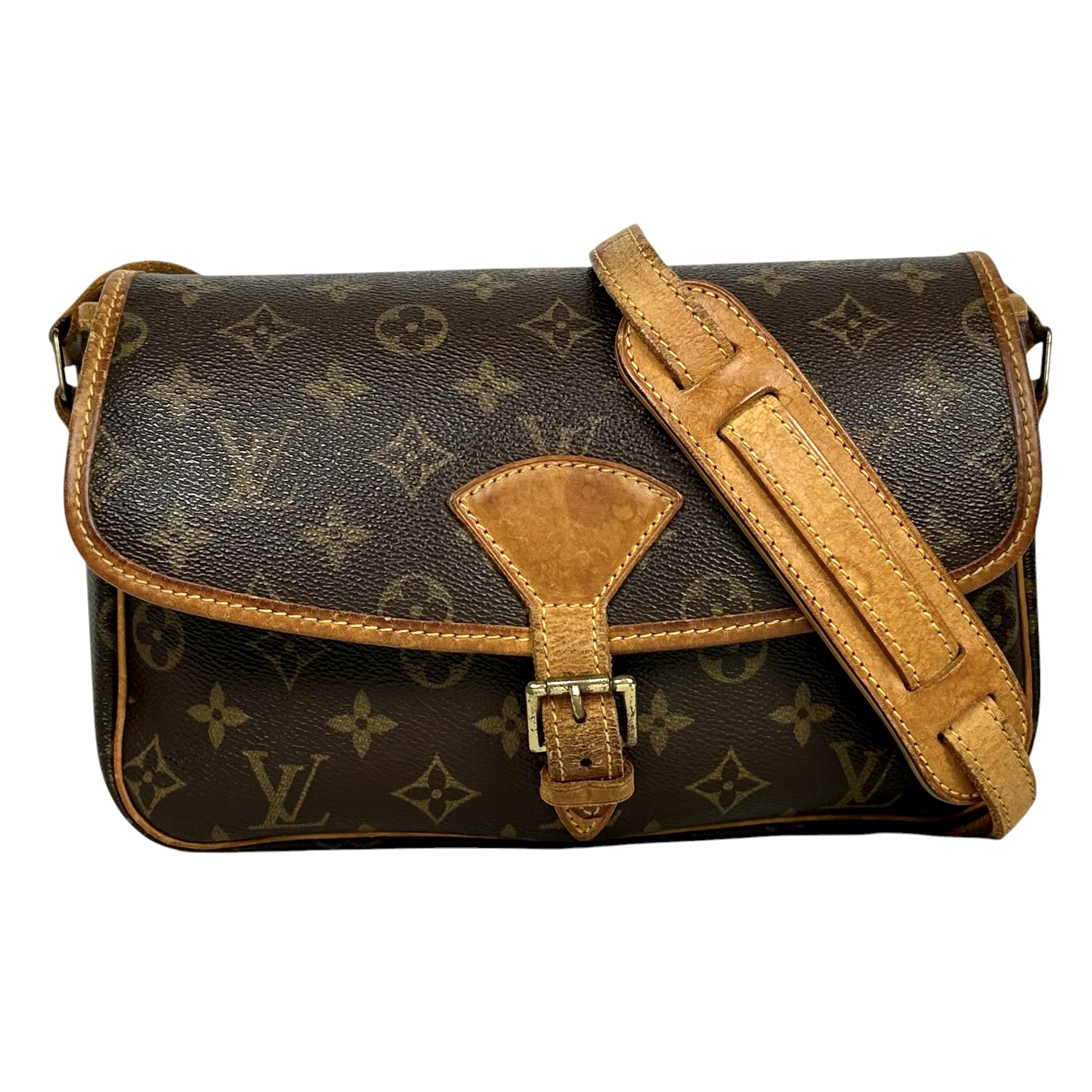 【Louis Vuitton】ルイ・ヴィトン ソローニュ ショルダーバッグ M42250 斜め掛け モノグラム キャンバス ブラウン系 レディース 【中古品】 USED-B 【9304】 質屋かんてい局仙台卸町店｜かんてい局仙台卸町店　店