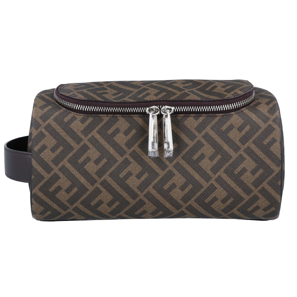 【FENDI】 フェンディ ハンドルポーチ 7N0121 ALE7 F19KW ズッカ柄 セカンドバッグ ブラウン系 メンズ 【中古】 USED-S 【9356】 質屋かんてい局仙台卸町店 店｜かんてい局仙台卸町店　店