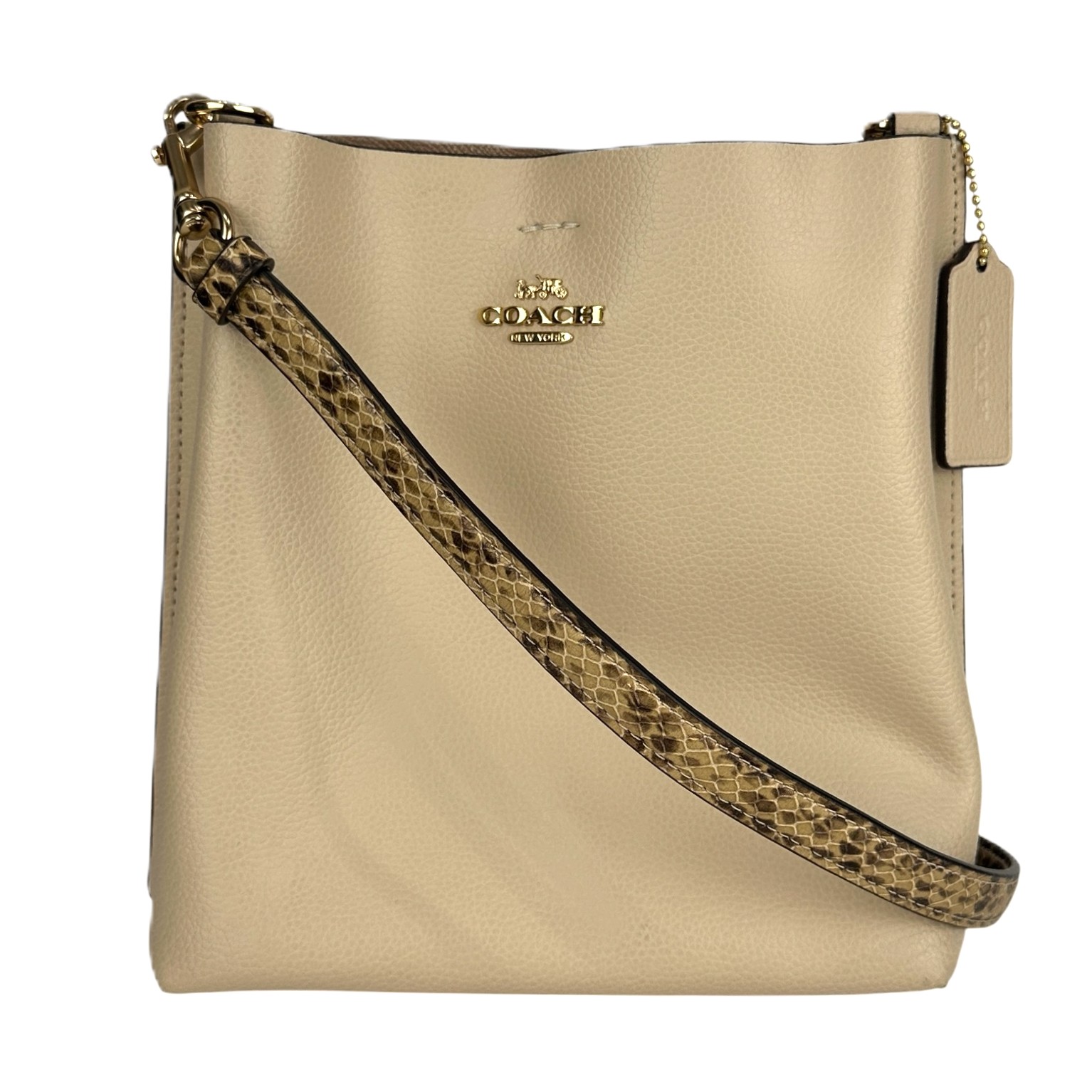 【COACH】 コーチ CB901 モリーバケットバッグ22 ショルダーバッグ 肩掛け 斜め掛け ベージュ レディース バッグ 鞄 【中古品】 USED-A 【9356】 質屋かんてい局仙台卸町店 店