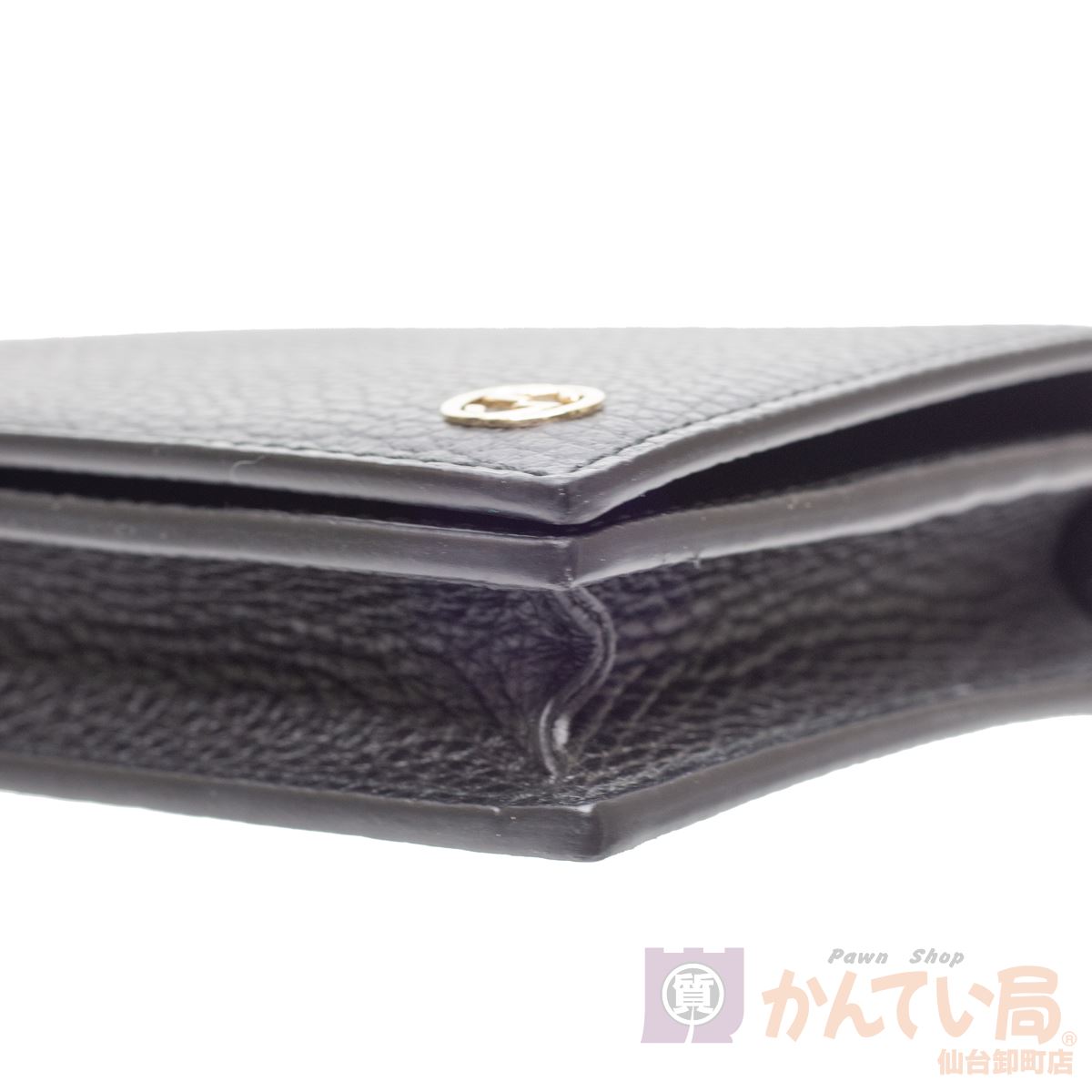 Gucci グッチ チェーン店ウォレット ショルダー御徒面子 札入u3000レディース メンズ ユニセックス 黒系 シルバーグレイ金具 中古 Used S 一六銀行かんてい庁仙台卸郷村店 Msgtours Com