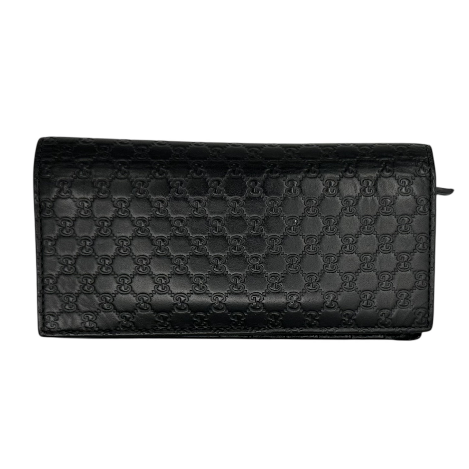 楽天市場】【財布】GUCCI グッチ グッチシマ 2つ折 長財布 レザー 黒