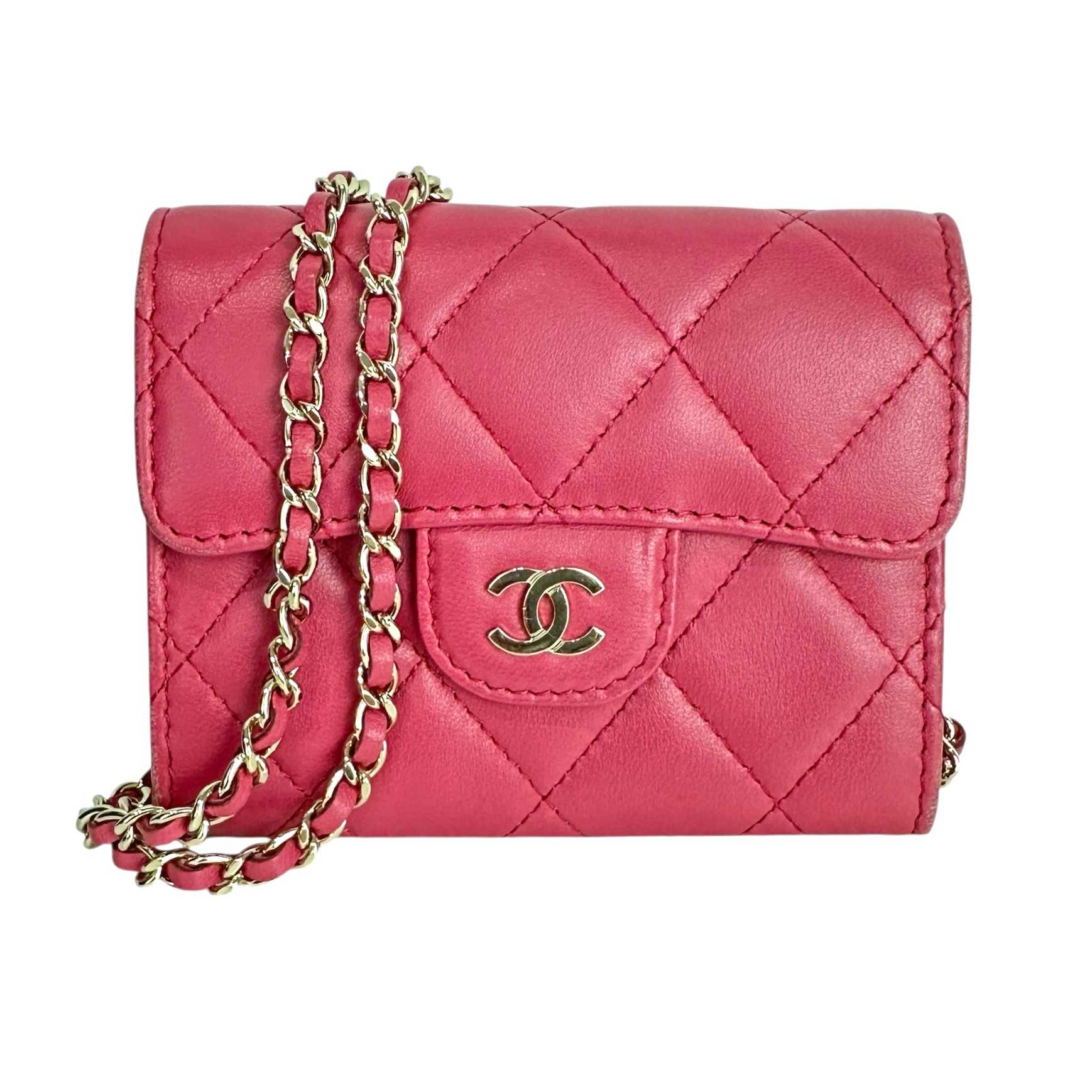 【CHANEL】シャネル AP0238 マトラッセ チェーンウォレット ラムスキン チェーンショルダー 財布 ココマーク【中古】 USED-AB 【9356】 質屋かんてい局仙台卸町店 店