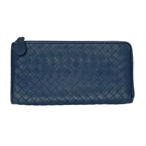 BOTTEGAVENETA イントレチャート 長財布 ブルー レザー 楽天市場】Bottega Veneta ボッテガヴェネタ イントレチャート
