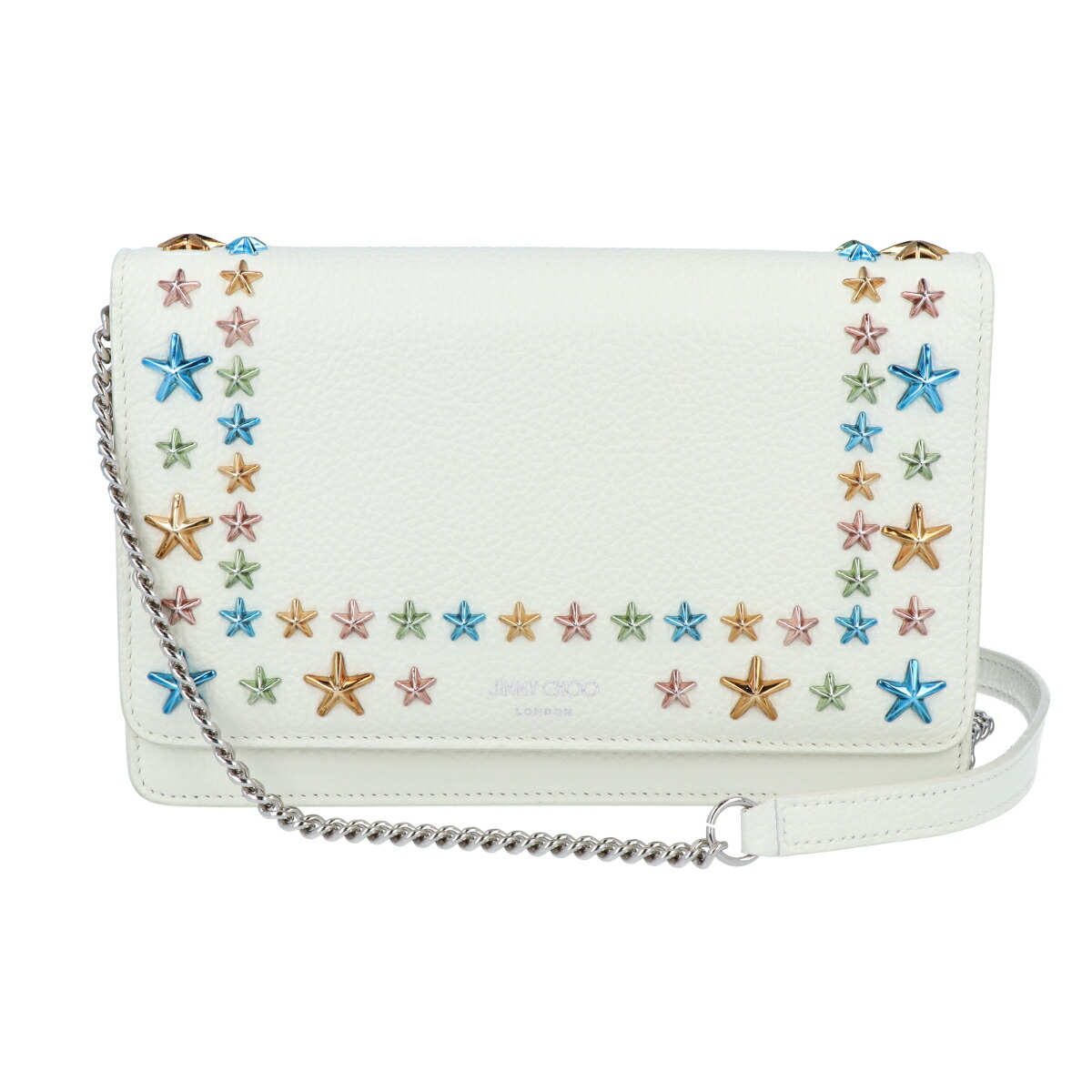 楽天市場】【5%OFFクーポン】 ジミーチュウ チェーンウォレット