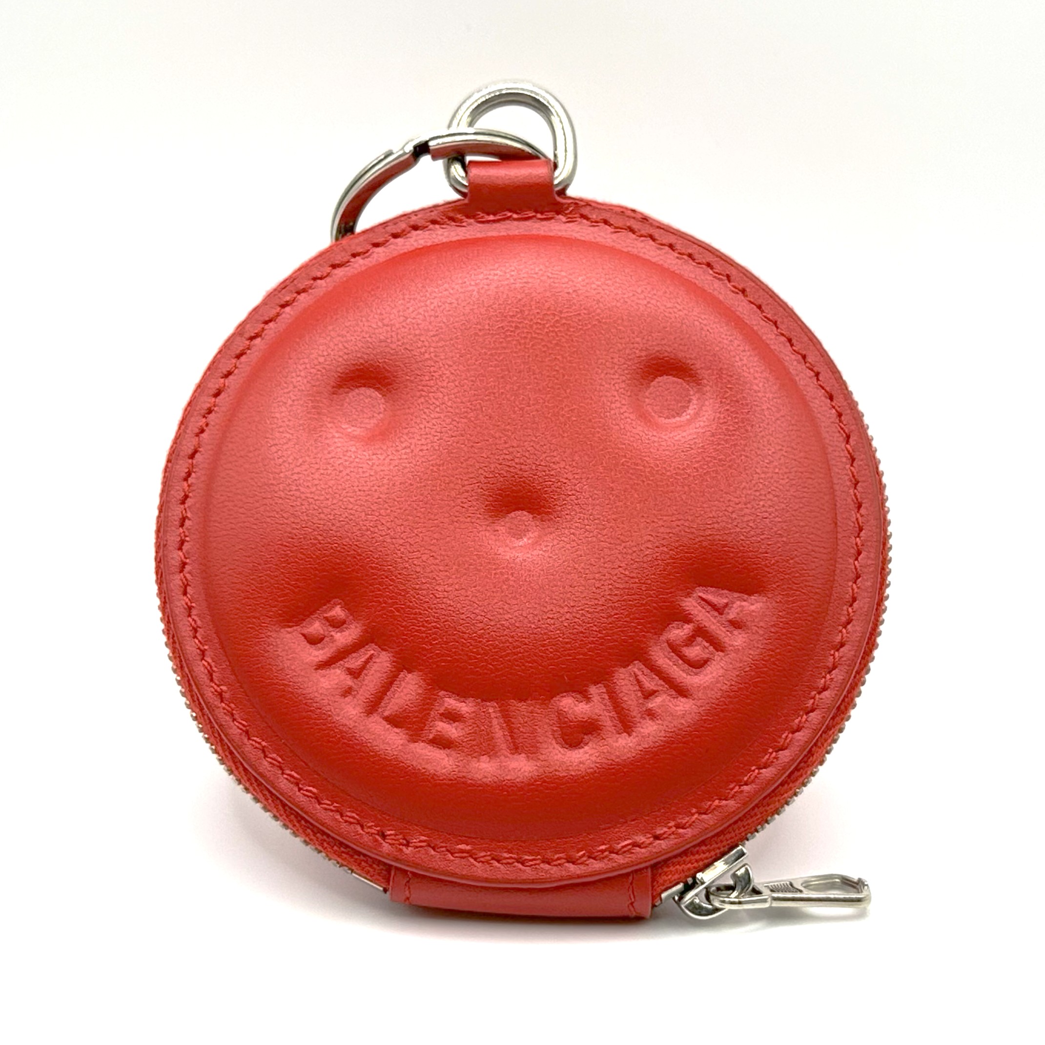 バレンシアガ　ハート　キーケース　キーリング　キーホルダー　ストラップ　財布 24SS】BALENCIAGA Le City チャーム ハート キーリング ロゴ