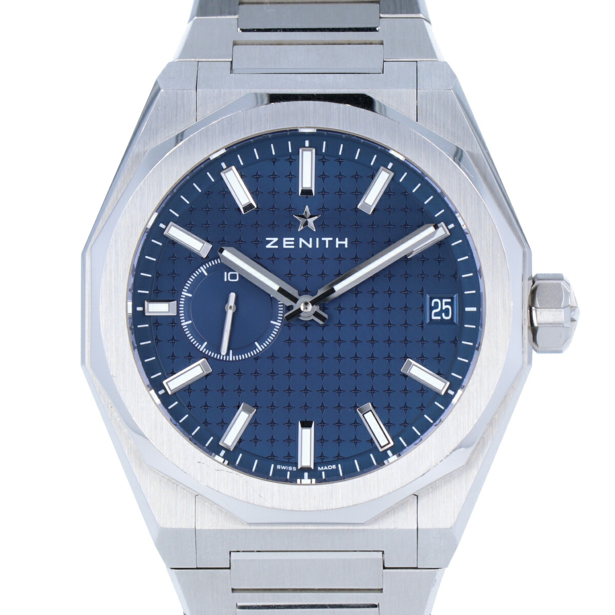 【ZENITH】 ゼニス デファイ スカイライン 03.9300.3620 41mm 青文字盤 ブルー文字盤 ステンレススチール SS 自動巻き メンズ オートマ 時計 腕時計 【中古】 USED-AB 【9304】 質屋かんてい局仙台卸町店 店