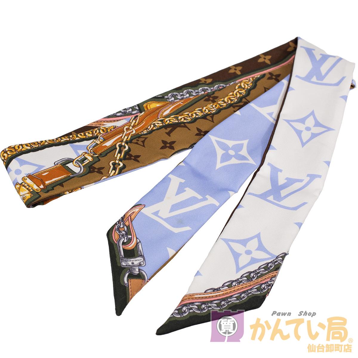 【楽天市場】【Louis Vuitton】ルイ・ヴィトン バンドーBB アルティメット M76894 スカーフ シルク アクセサリー ...