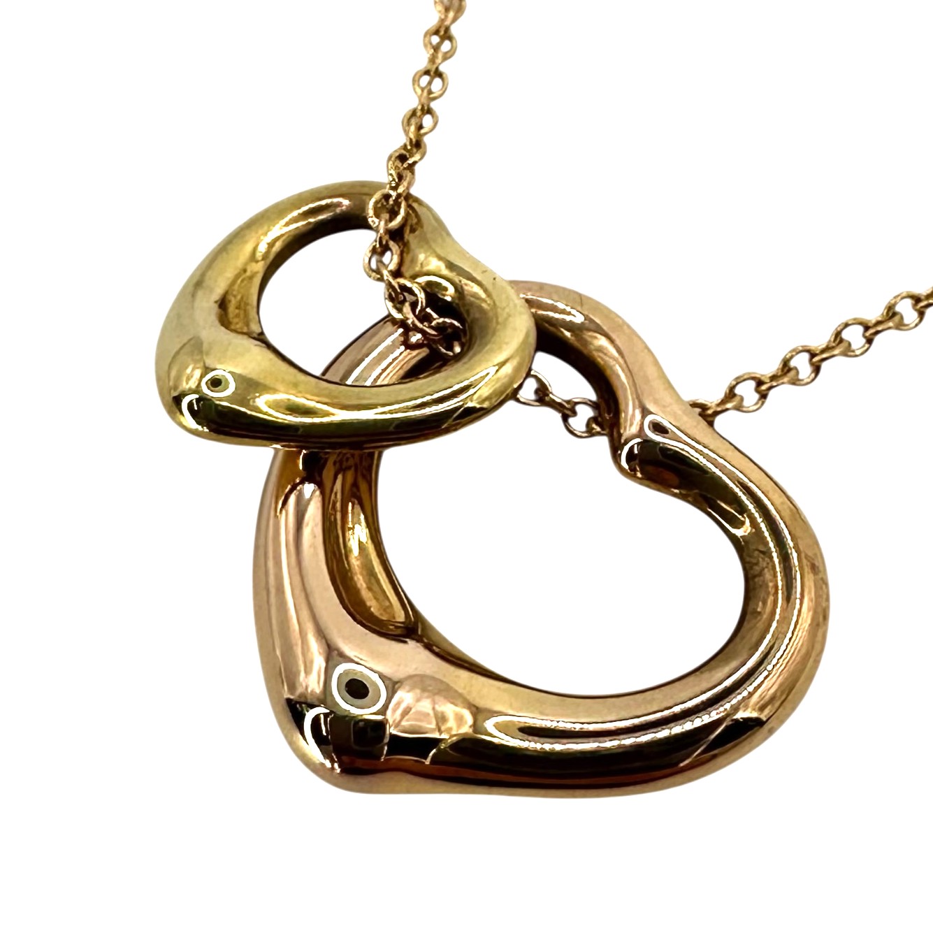 楽天市場】TIFFANY&Co. ティファニー ダブルオープンハート ネックレス