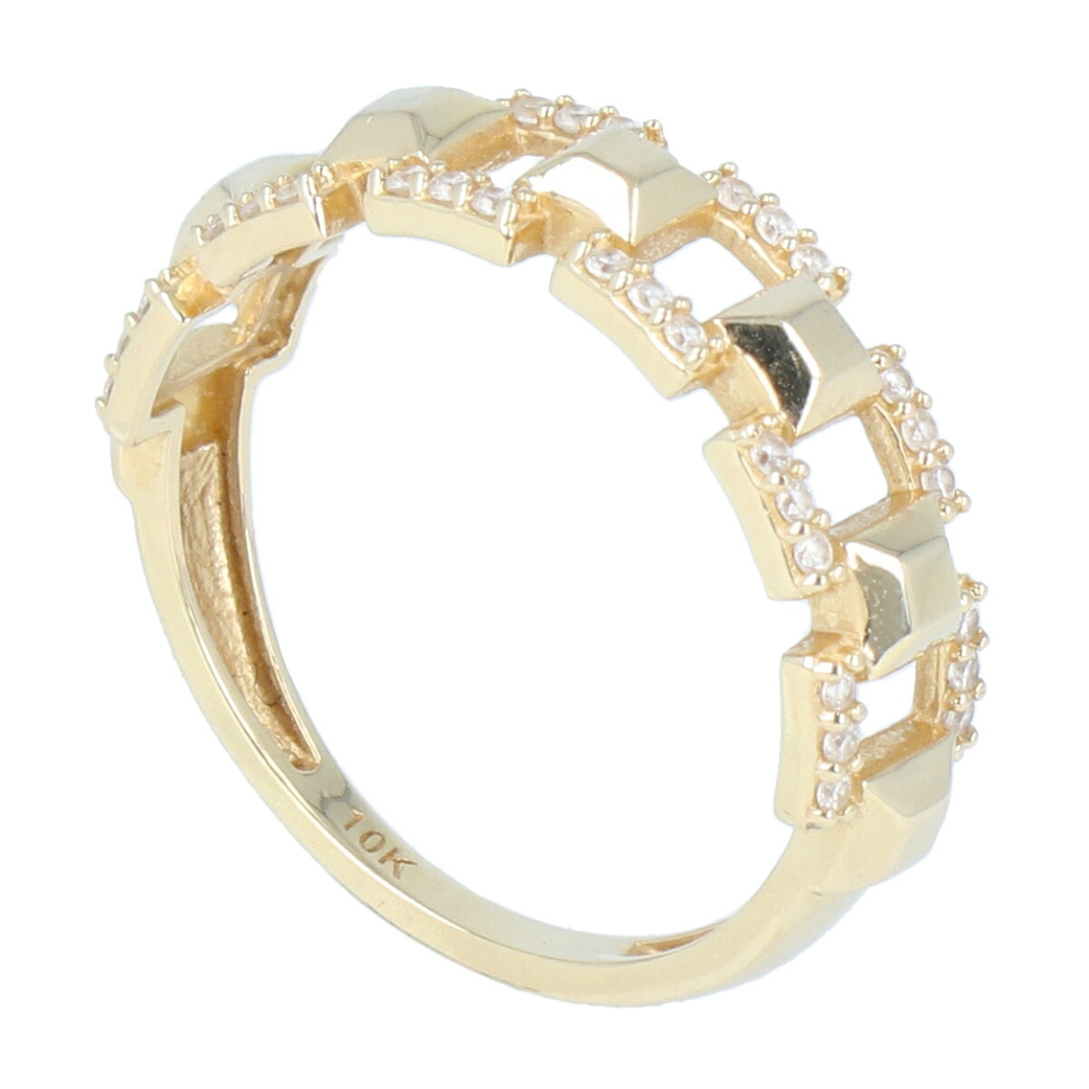 楽天市場】AVALANCHE アヴァランチ 10K チェーンデザイン リング