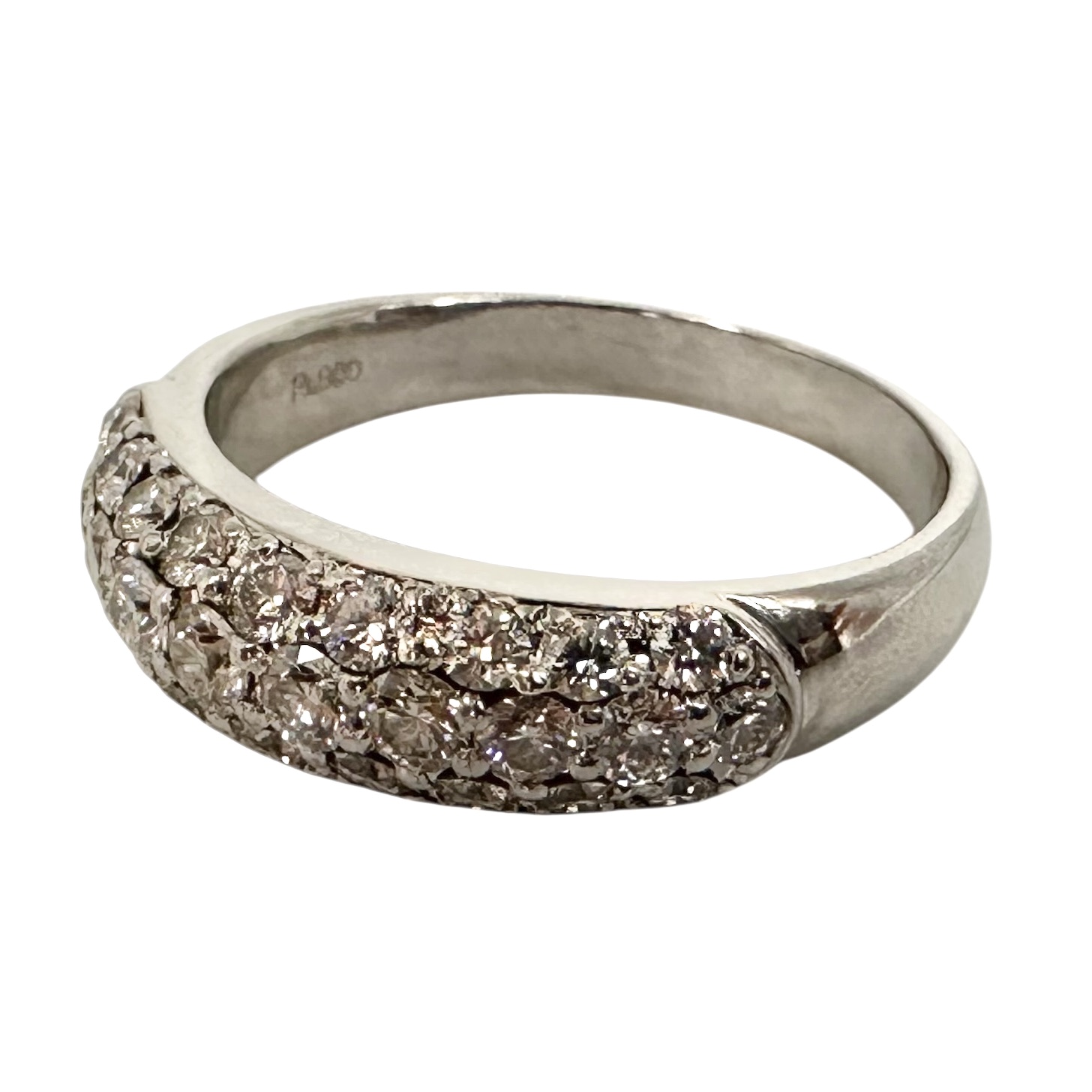 Pt900 D1.00ct リング 4.6g 14.5号 レディース アクセサリー ジュエリー 指輪【中古】 USED-AB【9304】 質屋かんてい局仙台卸町 店