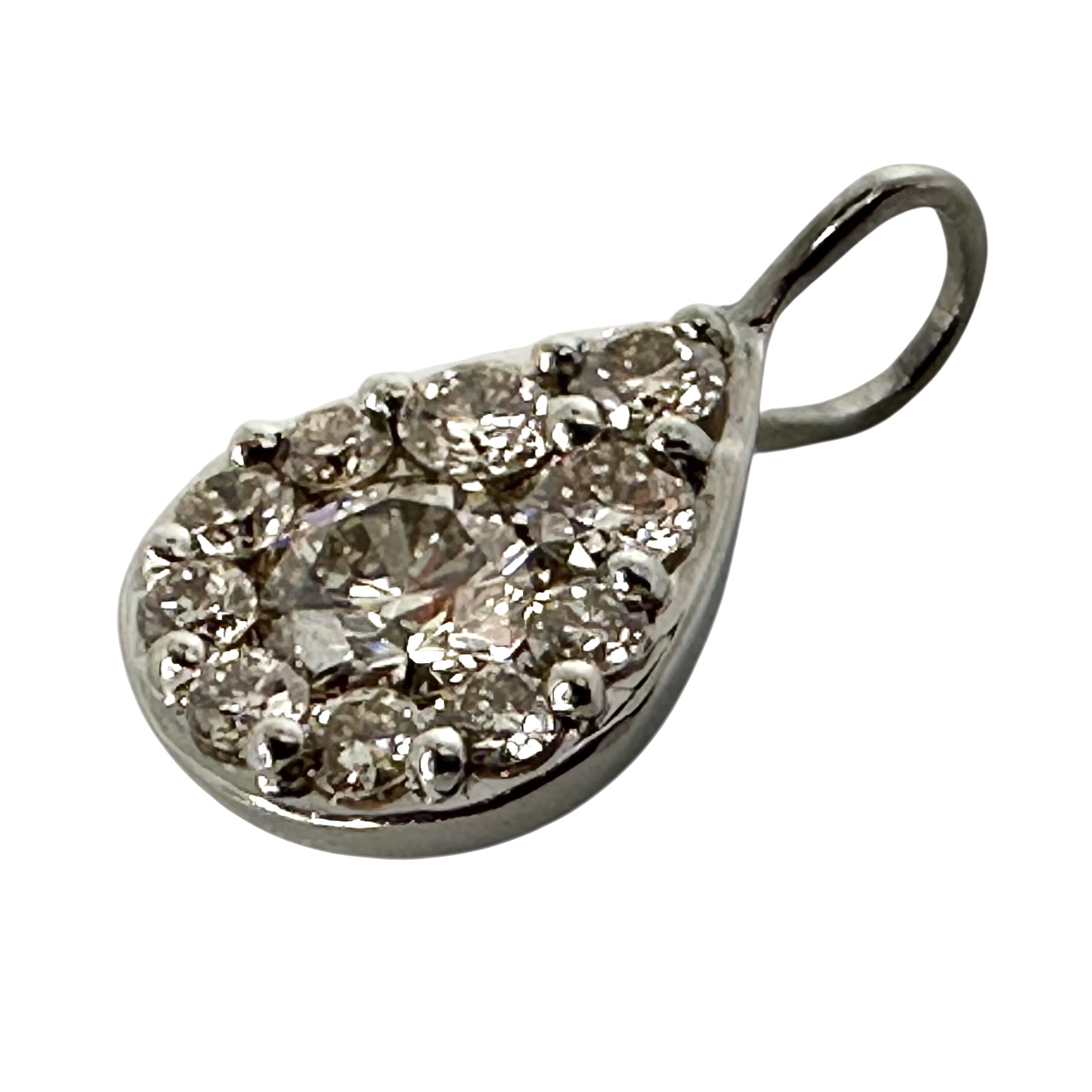 Pt900ペンダントトップ D0.30ct 1.1g ダイヤモンド プラチナ ネックレストップ ジュエリー アクセサリー レディース 【中古】 USED-A 【9304】 質屋かんてい局仙台卸町 店