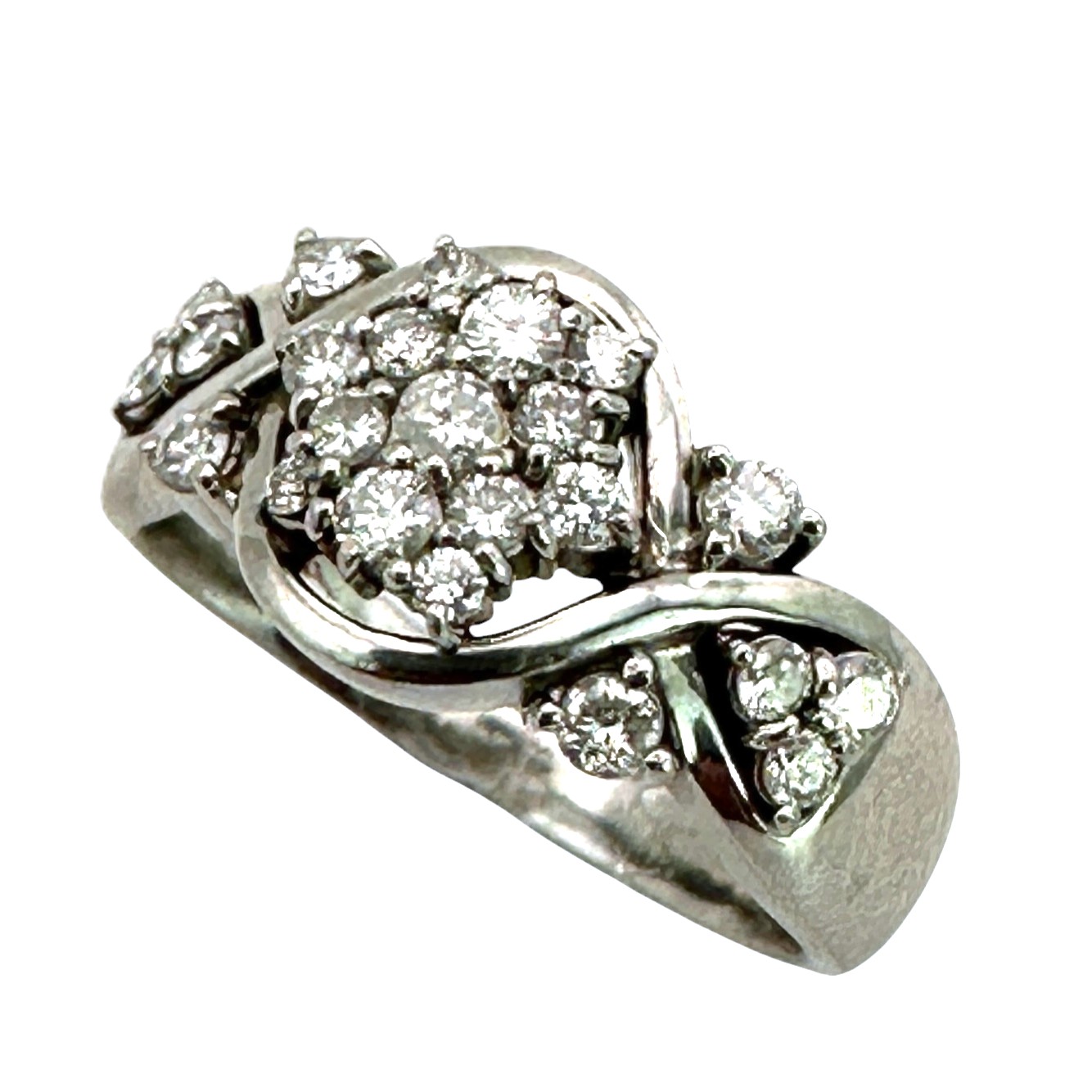 Pt900 リング D0.56ct 10g 14号 レディース アクセサリー ジュエリー 指輪【中古】 USED-AB【9356】 質屋かんてい局仙台卸町 店 114,000円
