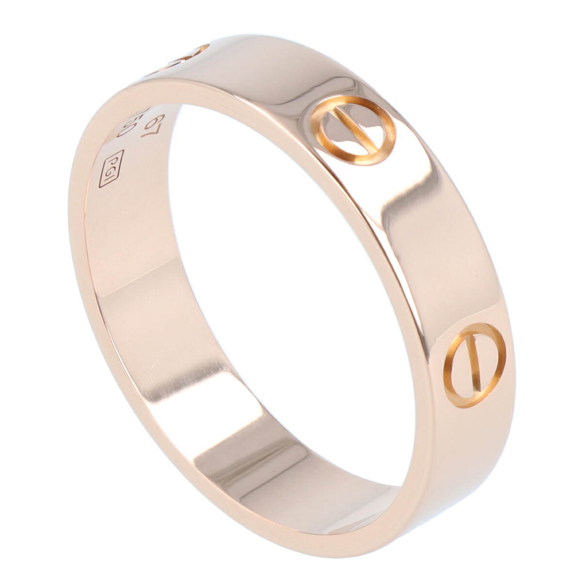 【Cartier】 カルティエ 優しいこと輪っか 指環 輪っか K18PG サクラ色ゴールド 750目じるし  #67 約26号 7.2g 【中古】 USED-A 【9304】 一六銀行かんてい局仙台卸町店 店