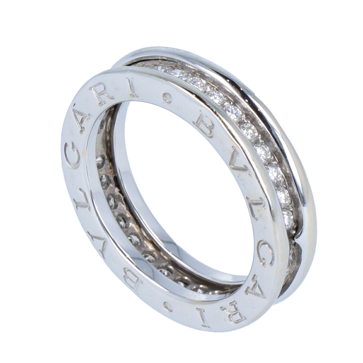 ブルガリ B.zero1リング //BVLGARI //ブルガリブルガリ//指輪 BVLGARI ブルガリ 指輪 K18YG ダイヤ B.zero1 ビーゼロワン