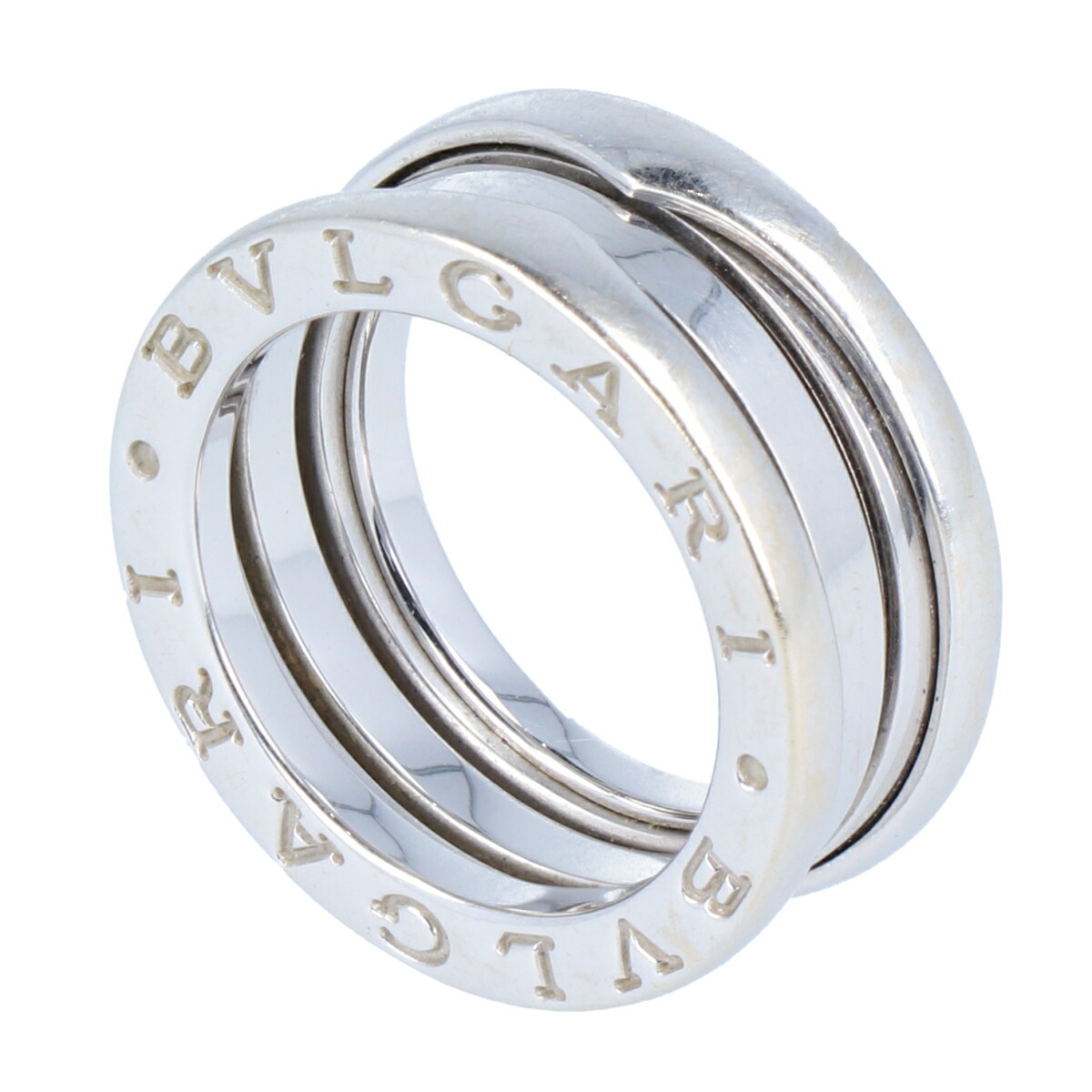 BVLGARI 指輪 楽天市場】ブルガリ BVLGARI ビーゼロワン リング K18WG 3バンド