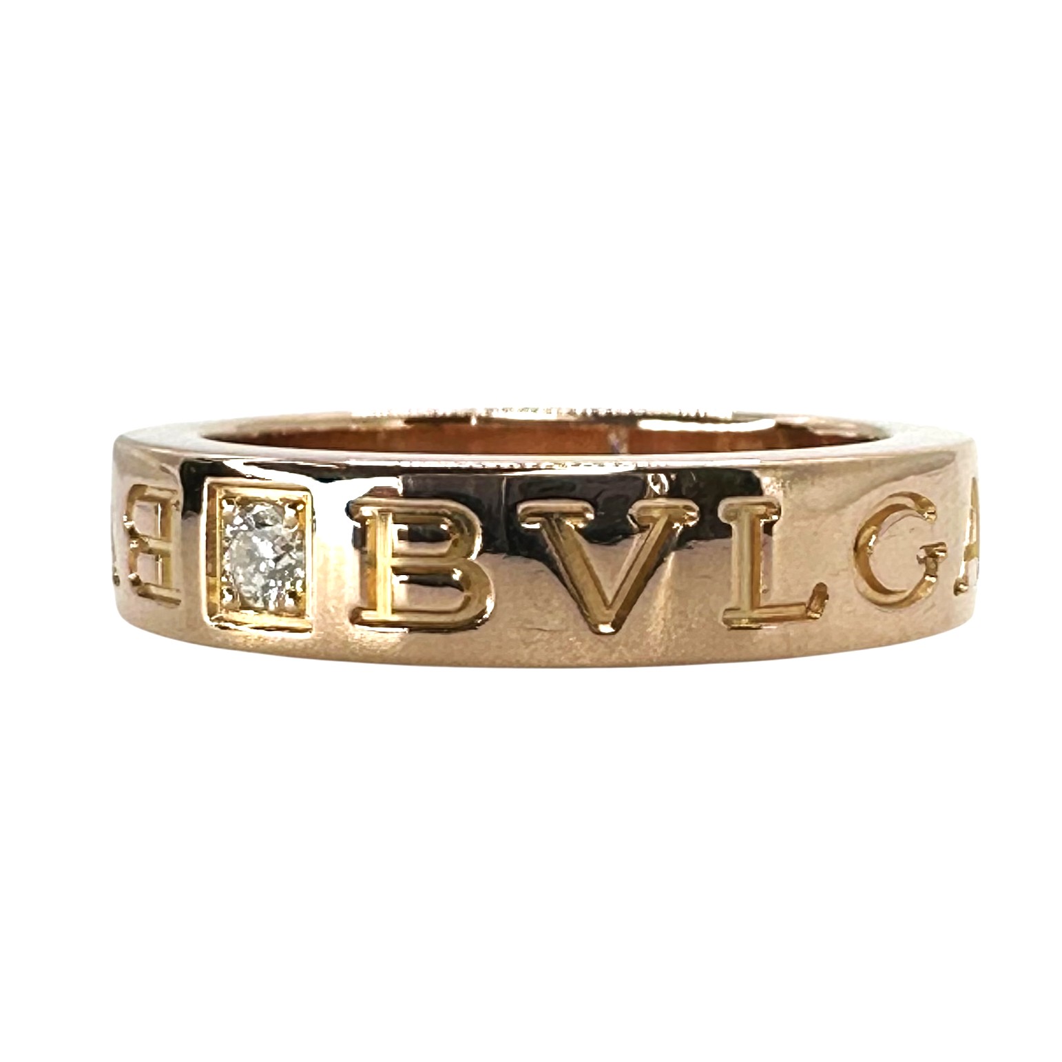 【BVLGARI】ブル小峡谷 B-ZERO1 ビーゼロワン エッセンシャル ダンス楽隊輪っか 指環 ひな型輪っか 金750 ゴールド 6.2g 7.5号 メンズ 付属品 【中古】 USED-A 【9304】 一六銀行かんてい局仙台卸町店 店