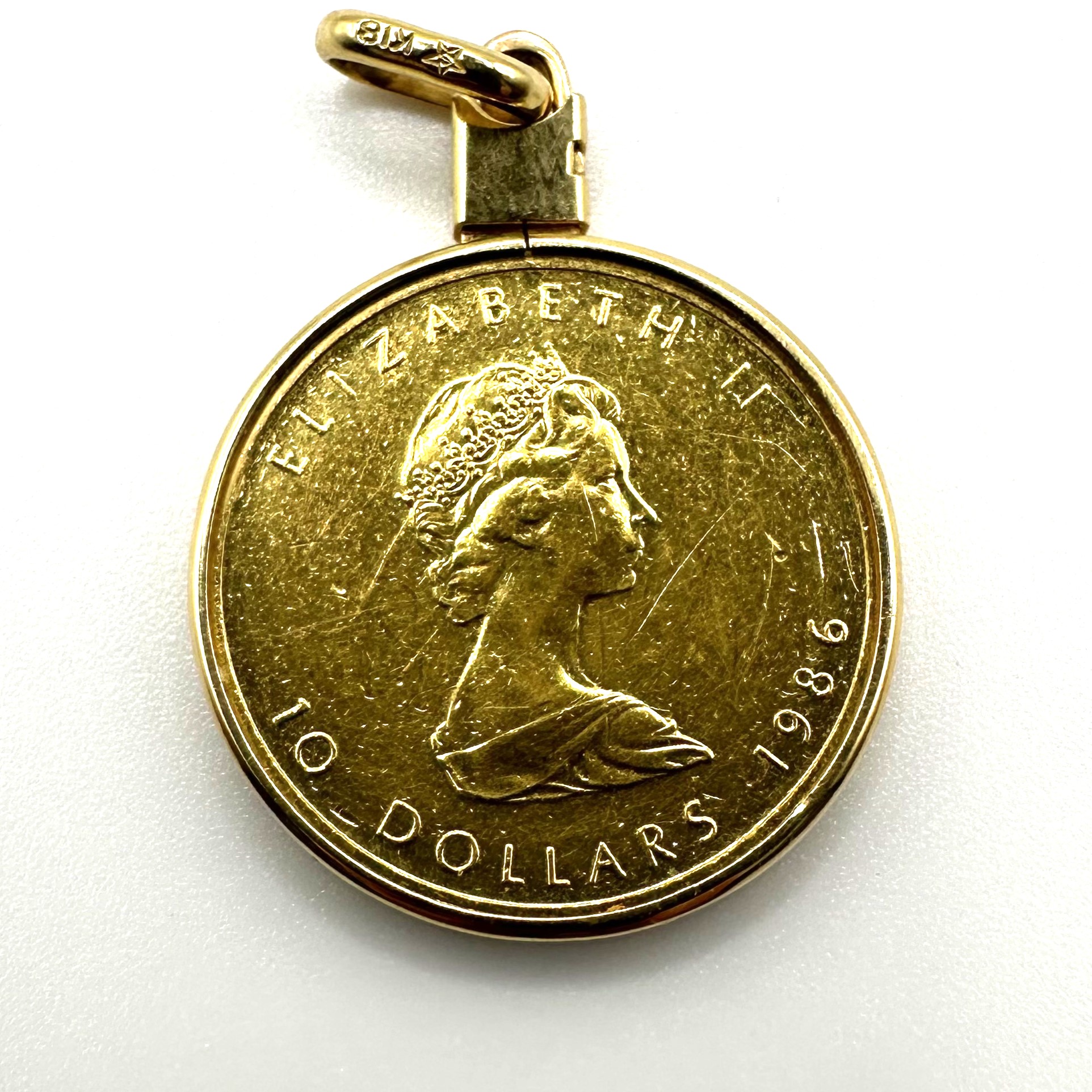 1926年 インディアンヘッド $10 金貨 ペンダント 1926年 インディアンヘッド $10 金貨 ペンダント