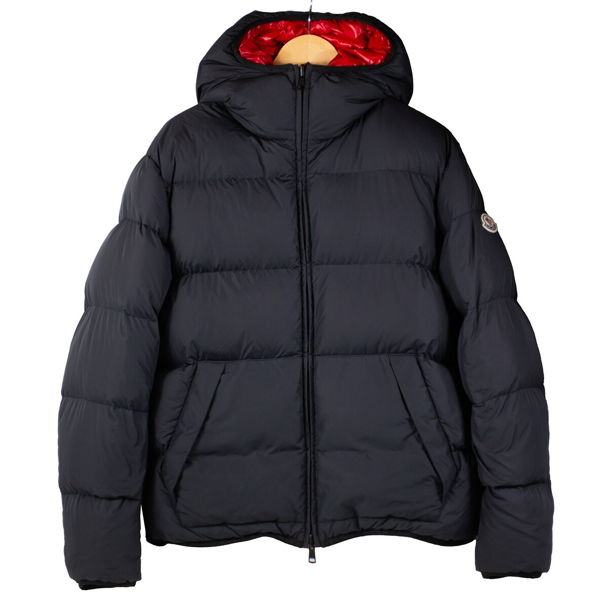 【美品】MONCLER　ジャンパー ブラック Montgenevreショートダウンジャケット : ショート