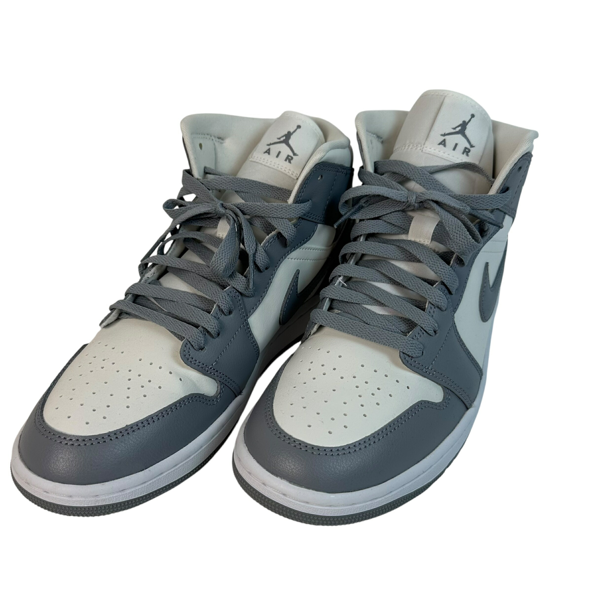 【NIKE】 ナイキ Women's Air Jordan 1 Mid BQ6472-115 ウィメンズ エアジョーダン1 ミッド グレー/ホワイト スニーカー メンズ 靴 29cm 【中古】 USED-SA 【9304】 質屋かんてい局仙台卸町 店|かんてい局仙台卸町店 店