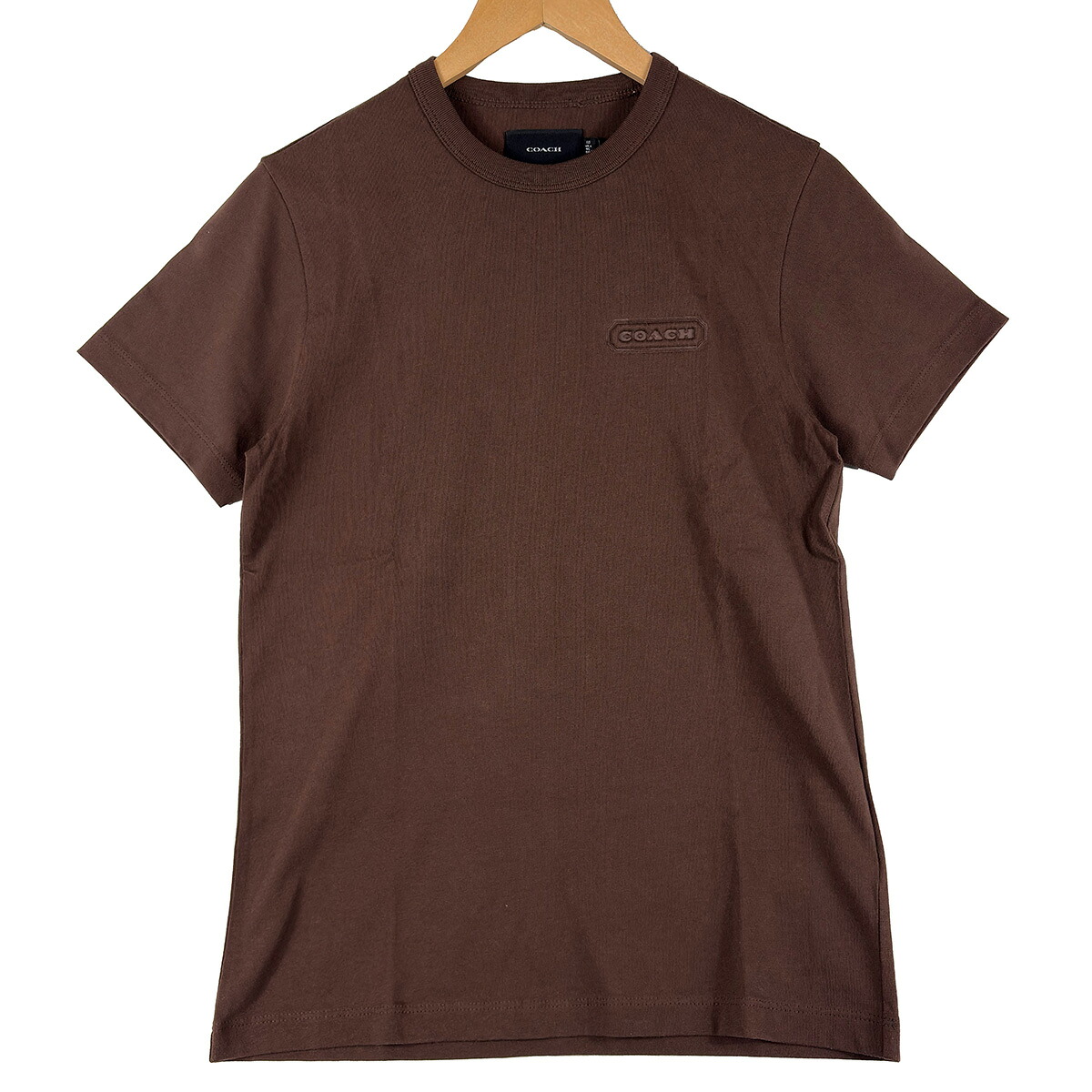【COACH】 コーチ CL685 エッセンシャル Tシャツ XXSサイズ メンズ レディース ユニセックス ブラウン 茶 コットン トップス タグ付き 【中古品】 USED-SS 【9304】 質屋かんてい局仙台卸町店 店|かんてい局仙台卸町店 店