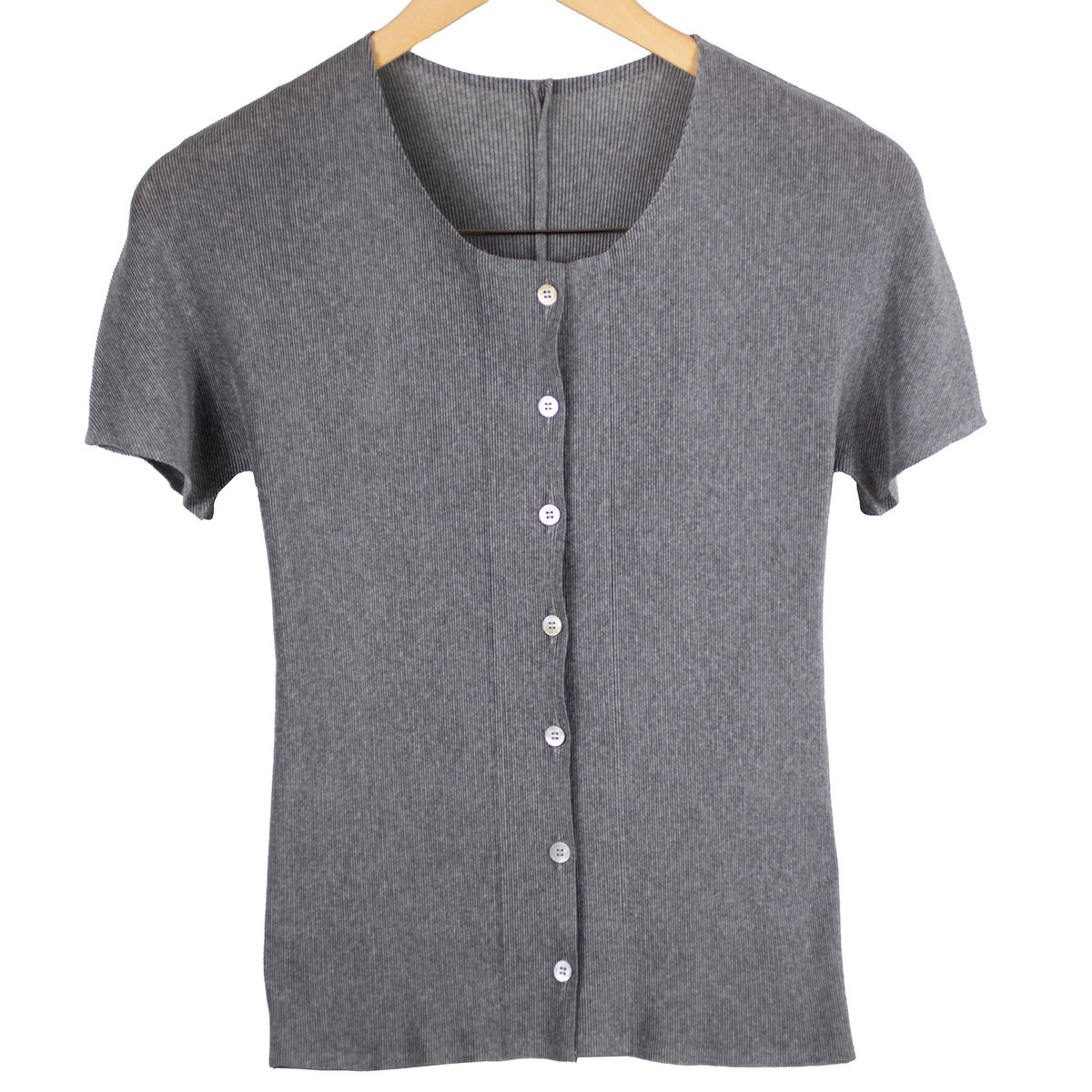 PLEATS PLEASE プリーツプリーズ　半袖　カーディガン　ジャケット 美品 PLEATS PLEASE プリーツプリーズ カーディガン ジャケット