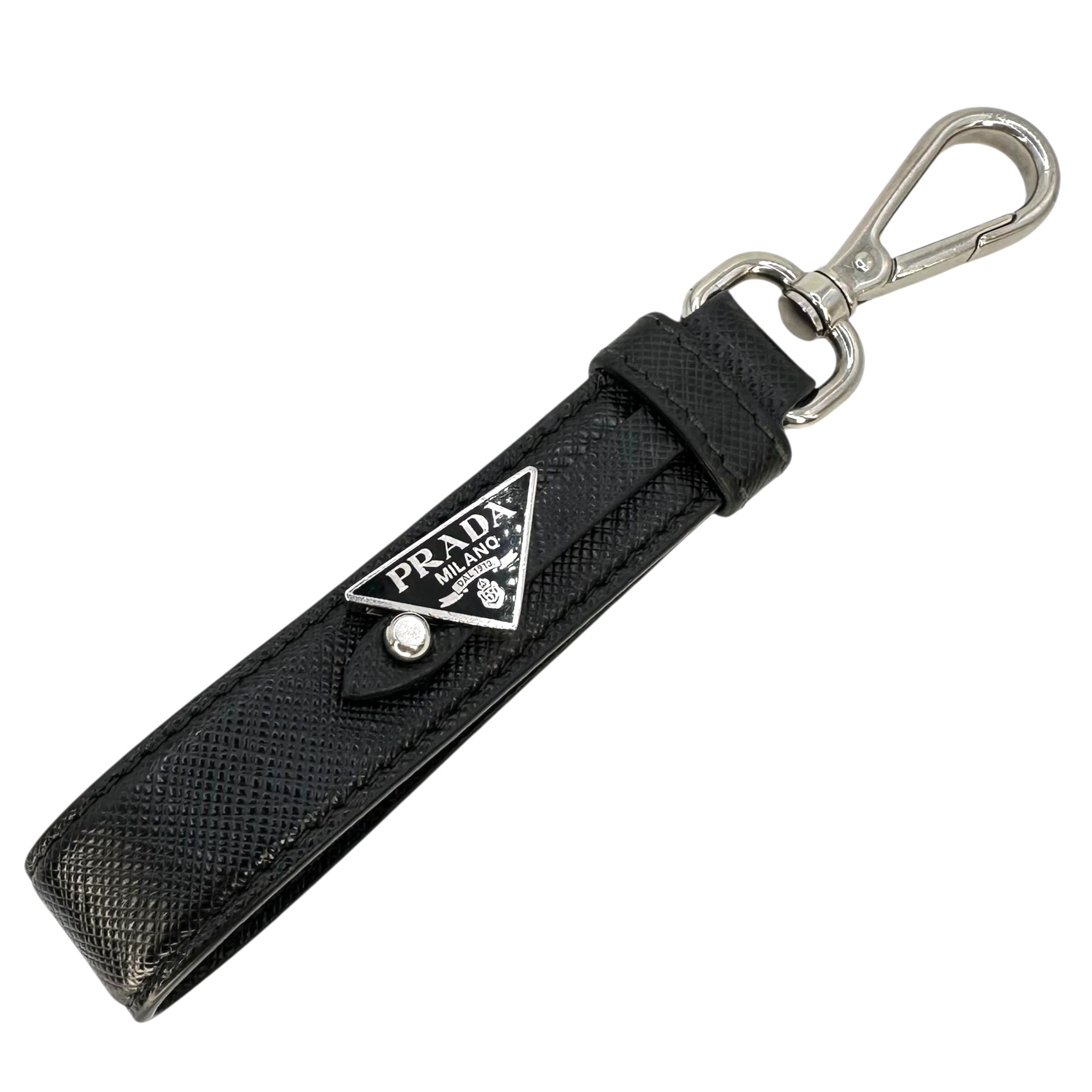 楽天市場】PRADA プラダ ロゴ プレート キーホルダー キーリング キー