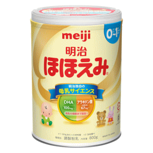 明治 ほほえみ 粉ミルク 800g  赤ちゃん　ベビー　ベビー用品 4902705116542_1.gif