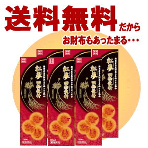 送料無料 6本セット 温活におすすめ スノーデン 紅蔘 四物飲料 720ml×6個 【軽減税率対象商品】6年根 高麗人参 ショウガ