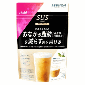 673円 レビュー高評価の商品! アサヒグループ食品 SUS 乳酸菌CP1563 シェイク ロイヤルミルクティ 250g 5回分