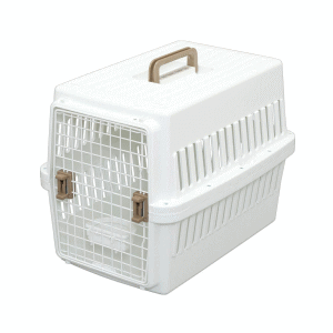 送料無料 アイリスオーヤマ エアトラベルキャリー Mサイズ 中型犬等 ホワイト 470x670x510mm 20kgまで×1個 ペットキャリー