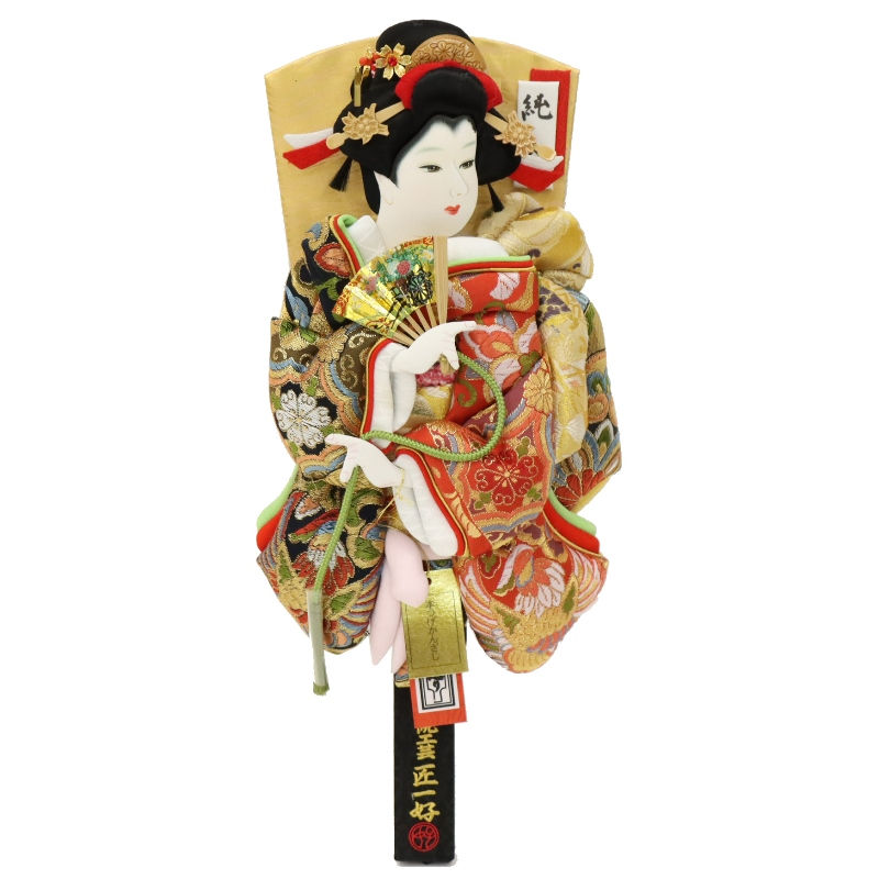 羽子板 羽子板単品 京みやび 13号 高さ42cm 純金鳳凰 鳳凰 匠一好 (2024-tst074) 押絵振袖羽子板 単品（羽子板のみ） お正月飾り