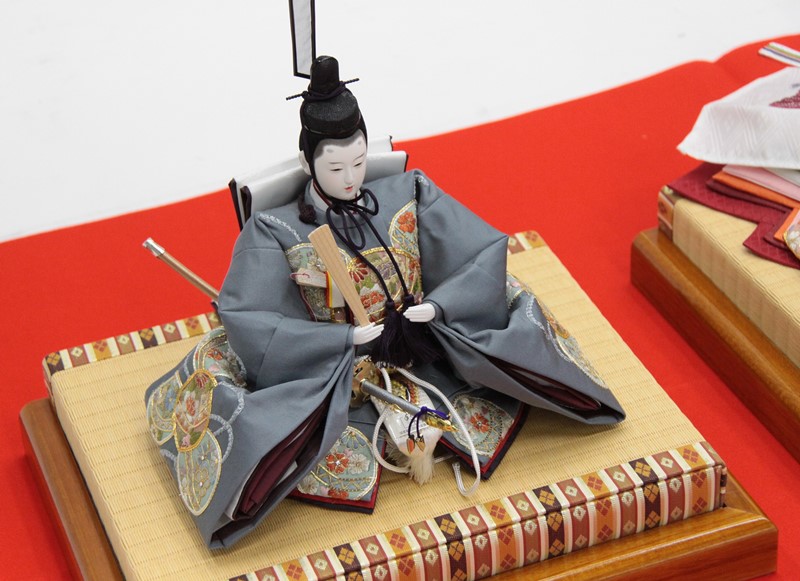 新しいコレクション 人形のゆめさきアウトレット品 雛人形親王単品 京十番親王 花菱唐花 21ya2007 21-13