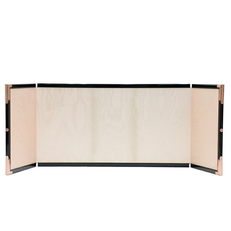 アウトレット品 雛人形三月屏風 屏風のみ 11号 川又絹ピンク 三曲屏風 幅80～85cm (22a-ya-2317) インテリア ディスプレイ 見切処分品