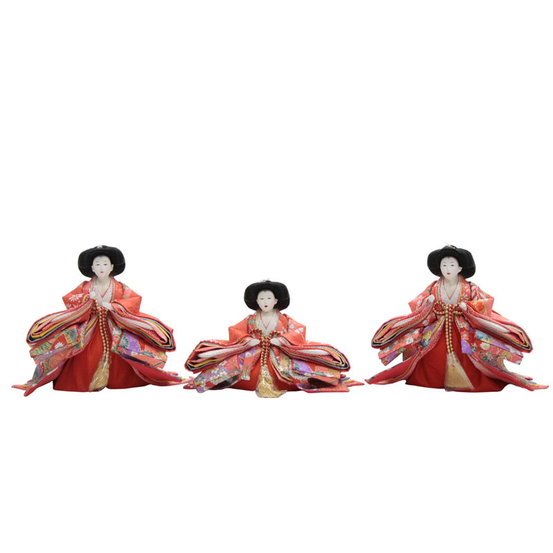 楽天市場】三人官女(お道具なし）雛人形 雛祭り ひなまつり 桃の節句