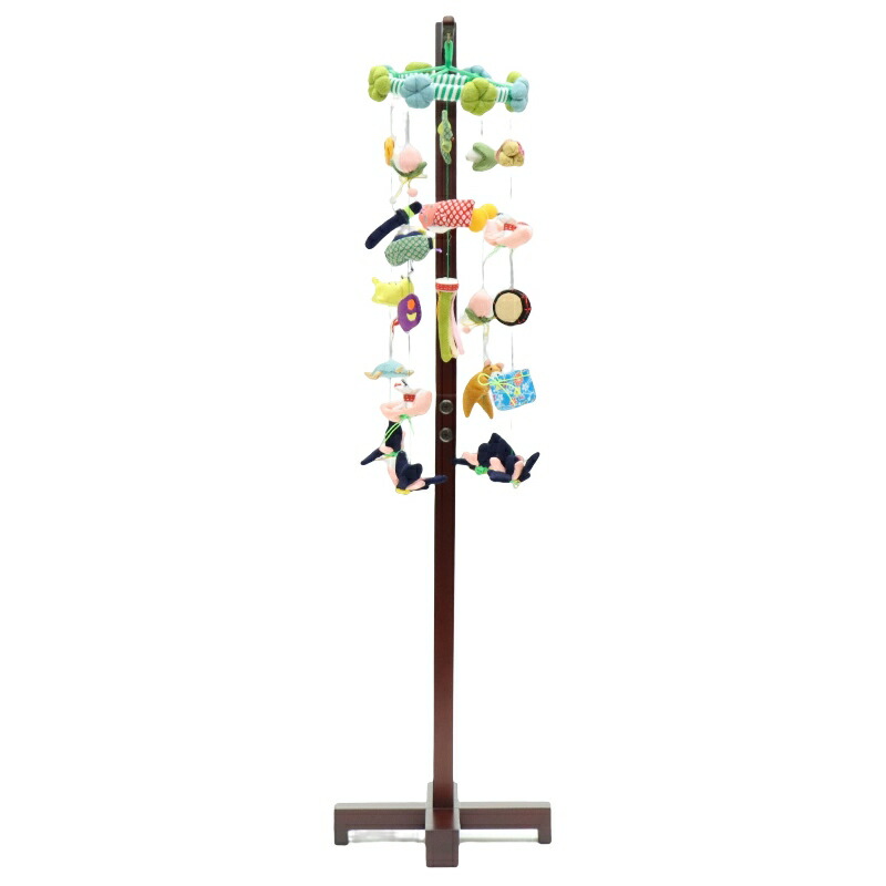アウトレット品 五月人形 吊るし飾り S-52 下げ飾り スタンド付き 幅25cm (23a-ya-0009) インテリア ディスプレイ 見切処分品 18,480円