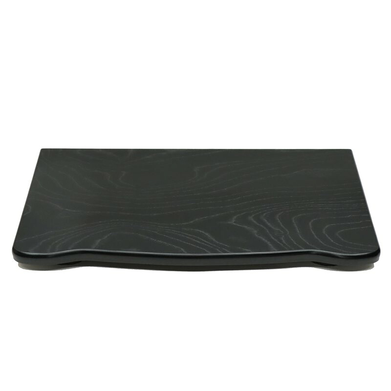 アウトレット品 平飾台 台のみ 27号 800×400 欅ツキ板飾台 黒塗 足付 幅80cm (23a-ya-0522) インテリア ディスプレイ 見切処分品