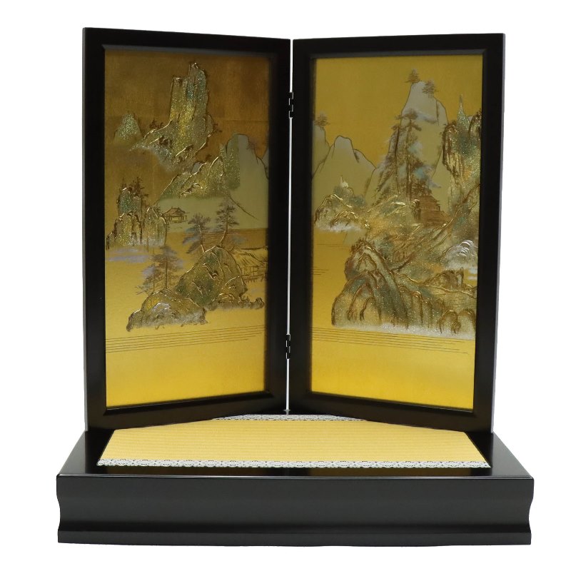 楽天市場】【アウトレット】コンパクトサイズ 38cm収納台金襴幕板7号枠