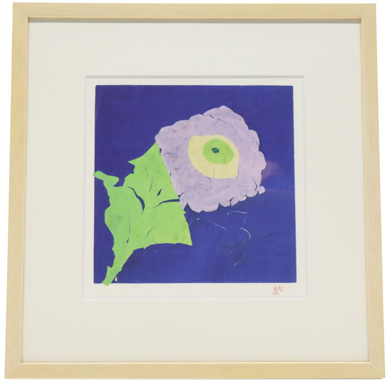 楽天市場】アウトレット品 額絵 紙絵 高村智恵子 紫の花 幅46cm (24a