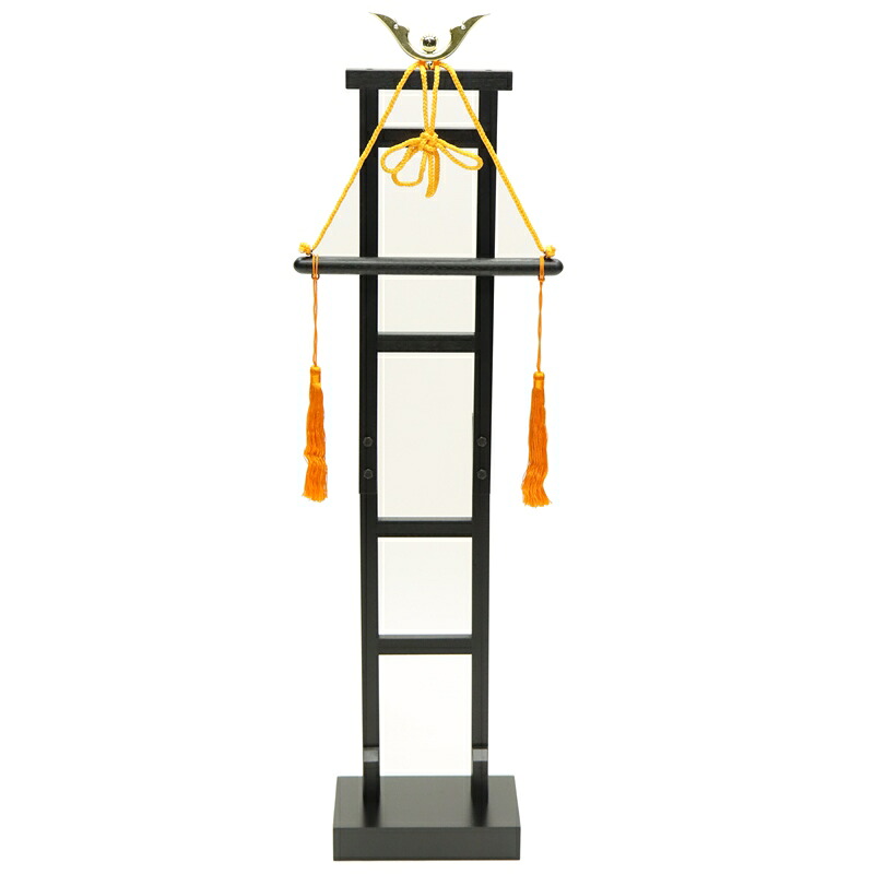 アウトレット品 スタンド 室内飾り台 単品 0.6m用 飾り台のみ 黒 掛軸台 高さ93cm (24a-ya-0607) インテリア ディスプレイ 見切処分品