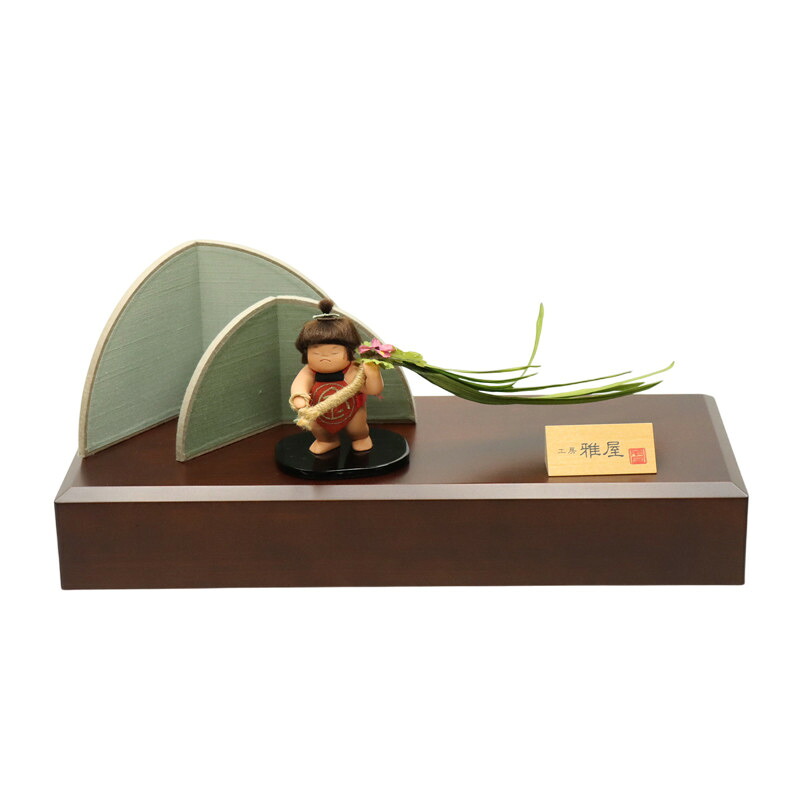 アウトレット品 五月人形 人形 金太郎 菖蒲打ち 幅44.5cm (25a-ya-0282) インテリア ディスプレイ 見切処分品｜さくらソレイユ　店