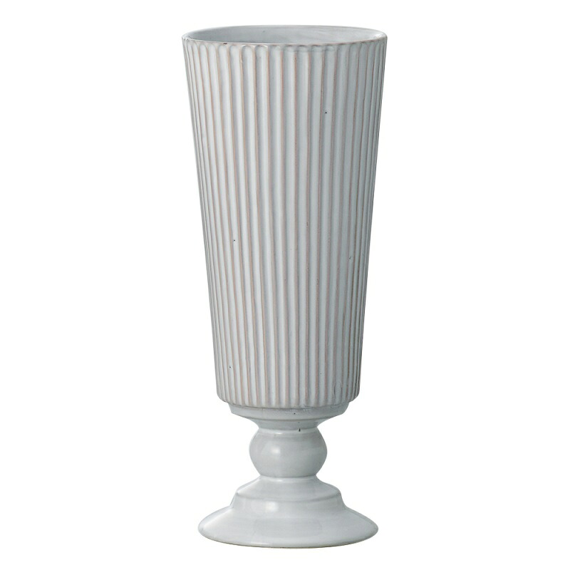 花瓶 フラワーベース Ceramic Display French Antique lll フレンチアンティーク antique gray （1個入り） [120-723-180] [p92] ストーンウェア （代引き不可） インテリア ディスプレイ