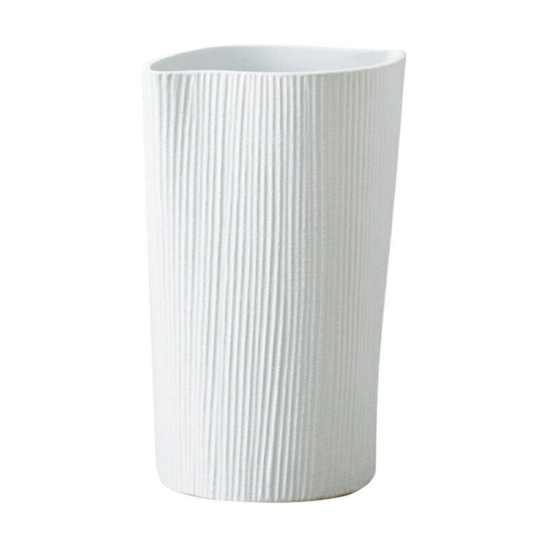 花瓶 フラワーベース Ceramic Display plage プラージュ white （1個入り） [144-753-102] [p76] ストーンウェア （代引き不可） インテリア ディスプレイ