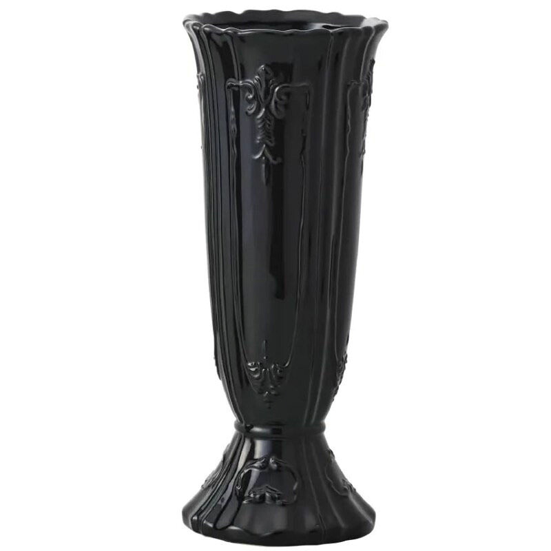 花瓶 フラワーベース Ceramic Display Olga オルガ black （1個入り） [170-762-800] [p90] ストーンウェア （代引き不可） インテリア ディスプレイ