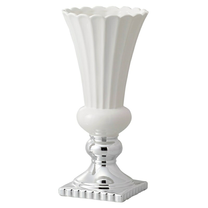 花瓶 フラワーベース Ceramic Display petiller ペティエ white （1個入り） [326-308-173] [p91] 陶器 （代引き不可） インテリア ディスプレイ