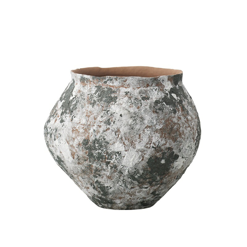 花立て お花軍事基地 Ceramic Display Vein ヴェイン rustic gray （1個入り口・入口） [178-836-812] [p63] 石ころ御召しもの （代引っ張ること不可） 室内装飾 見せびらかす