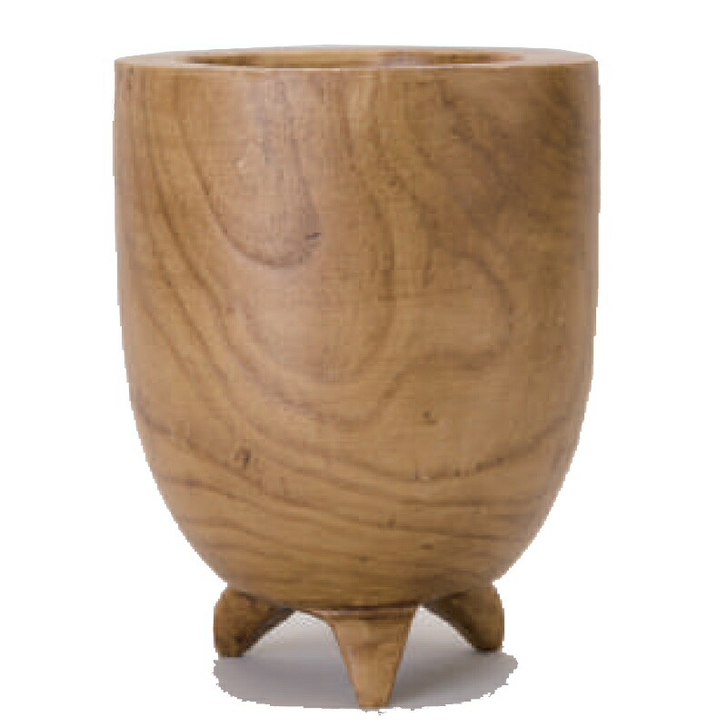 花・観葉植物用ポット ダーシャ TL 23 Wood POT （1個入り） 50020 底穴なし 防水インナー付属 （代引き不可） 中型ポット FARM (p143)