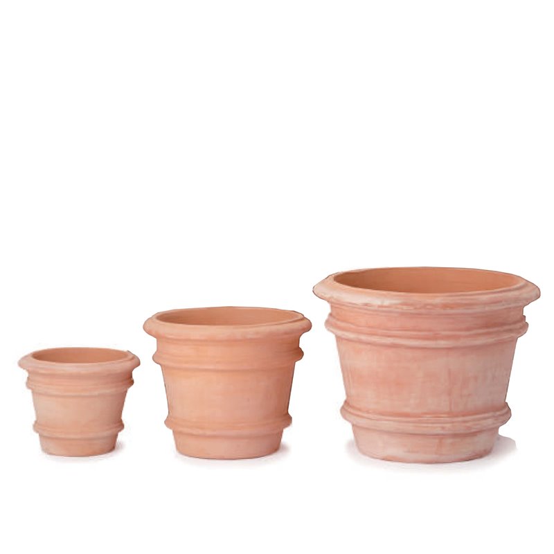花・観葉植物用ポット テラクレマ FR1 3/SET/C M/S/XS（M/S/XS各1個入り計3個セット）cm-fr1x3se [KTp299] M・S・XSセット （代引き不可）ホテル・オフィスビル・店舗 エクステリア ガーデン
