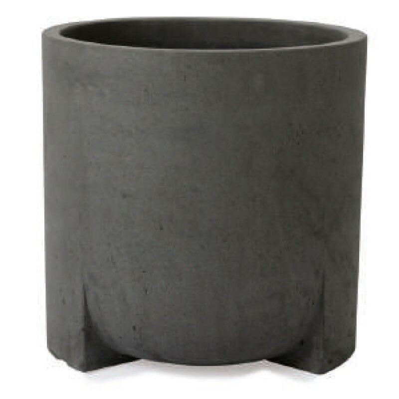 花・観葉植物用ポット コーテス ラウンド M 40/A 1個入り ct-101b13e [KTp149]（代引き不可） 花・観葉植物用ポット コーテス ガレア M 40⁄A セメント（1個入り）ct