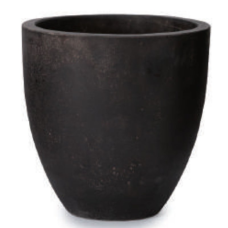 花・観葉植物用ポット コーテス ラウンド L 50/B ダークグレー（1個入り）ct-101c17e [KTp169] 大型ポット （代引き不可）ホテル・オフィスビル・店舗 インテリア エクステリア